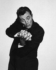 Robert Mitchum in Night of the Hunter